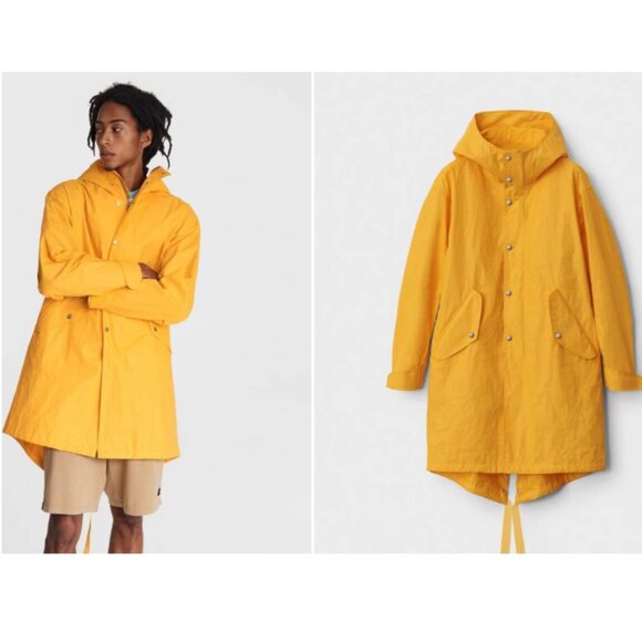 rag & bone Bolton Linen Hooded Rain Jacket Parka - Picture 5 of 16